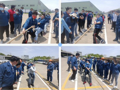 2003网站太阳集团医药下属浙江2003网站太阳集团药业组织开展第十六届青年团队拔河角逐